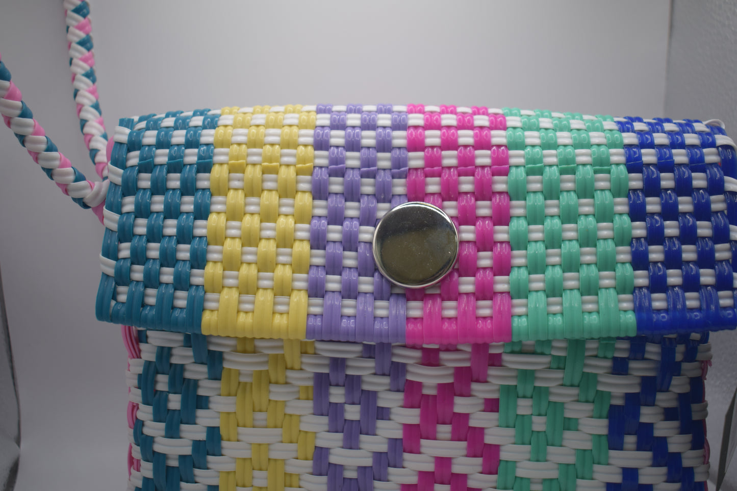Artisan Recycled PVC Handwoven-Reena Wristlet