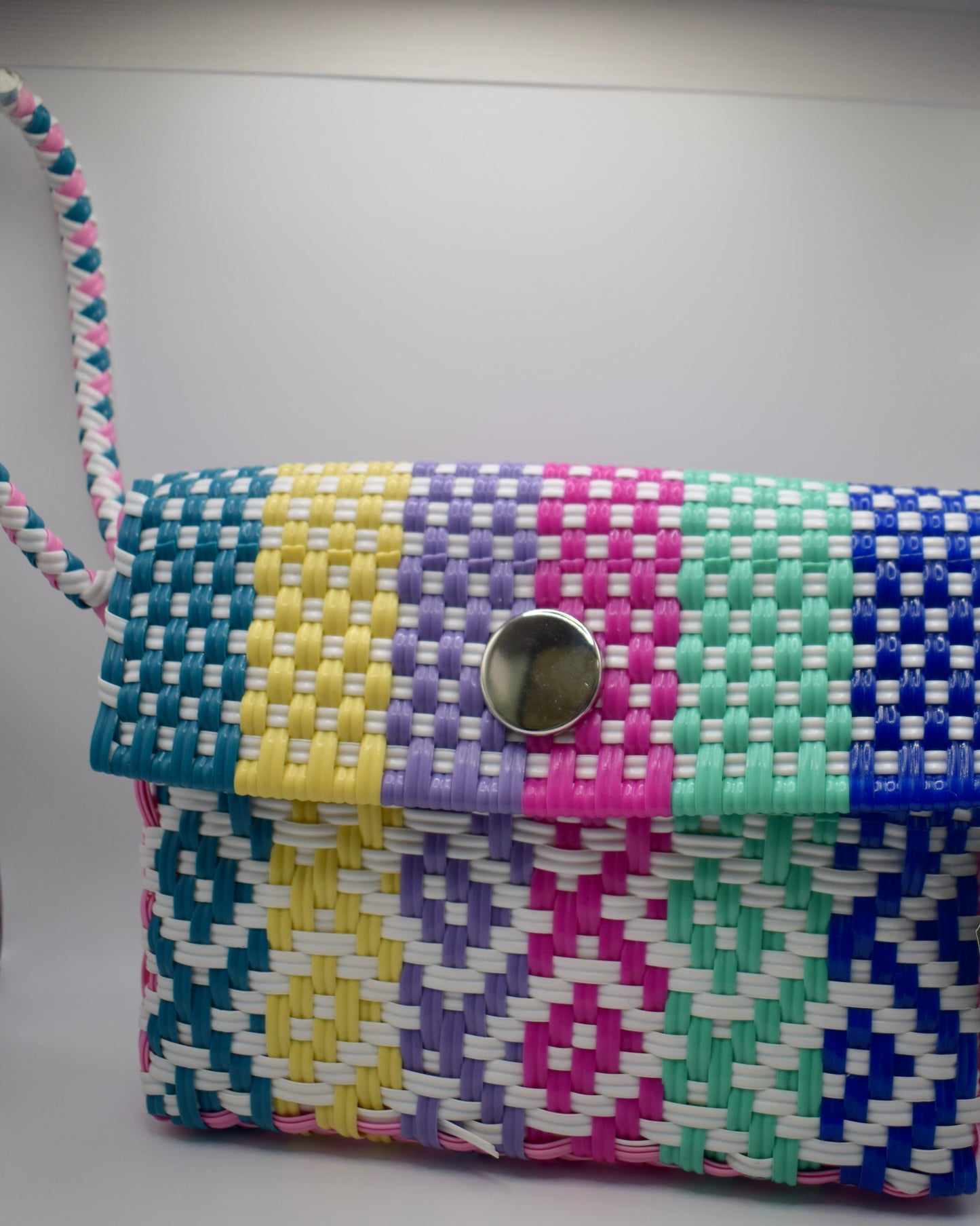 Artisan Recycled PVC Handwoven-Reena Wristlet