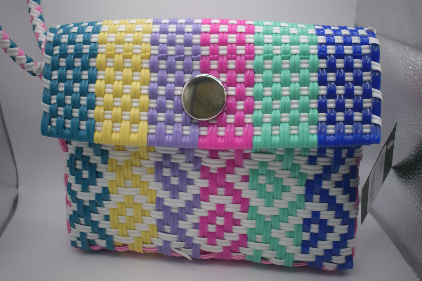 Artisan Recycled PVC Handwoven-Reena Wristlet