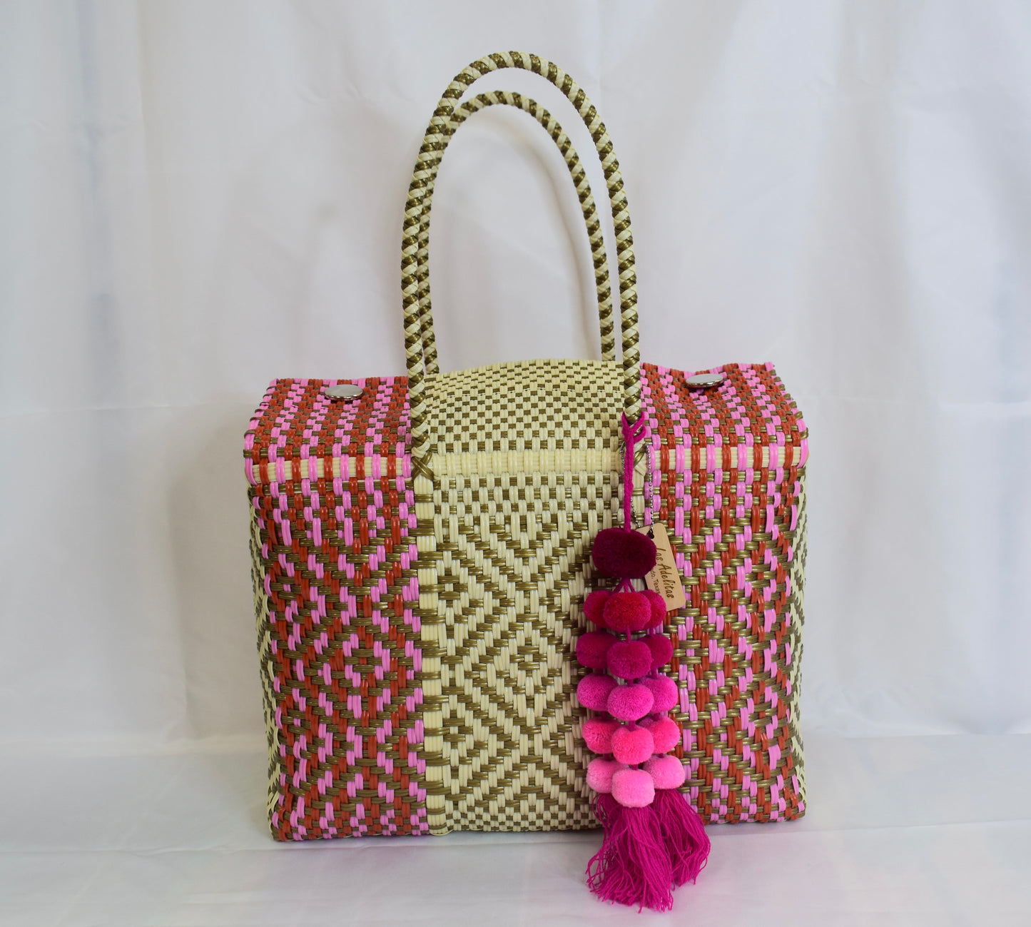 Artisan Bag Collection - Pink/Red/Cream