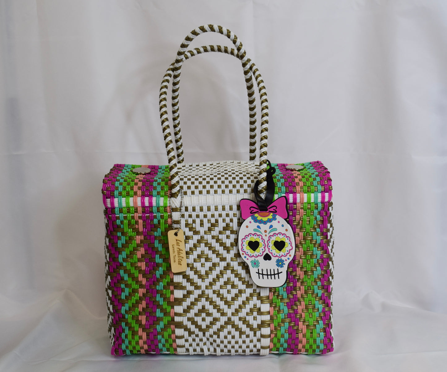 Artisan Bag Collection - White/Fuchsia/Green/Mint/Coral