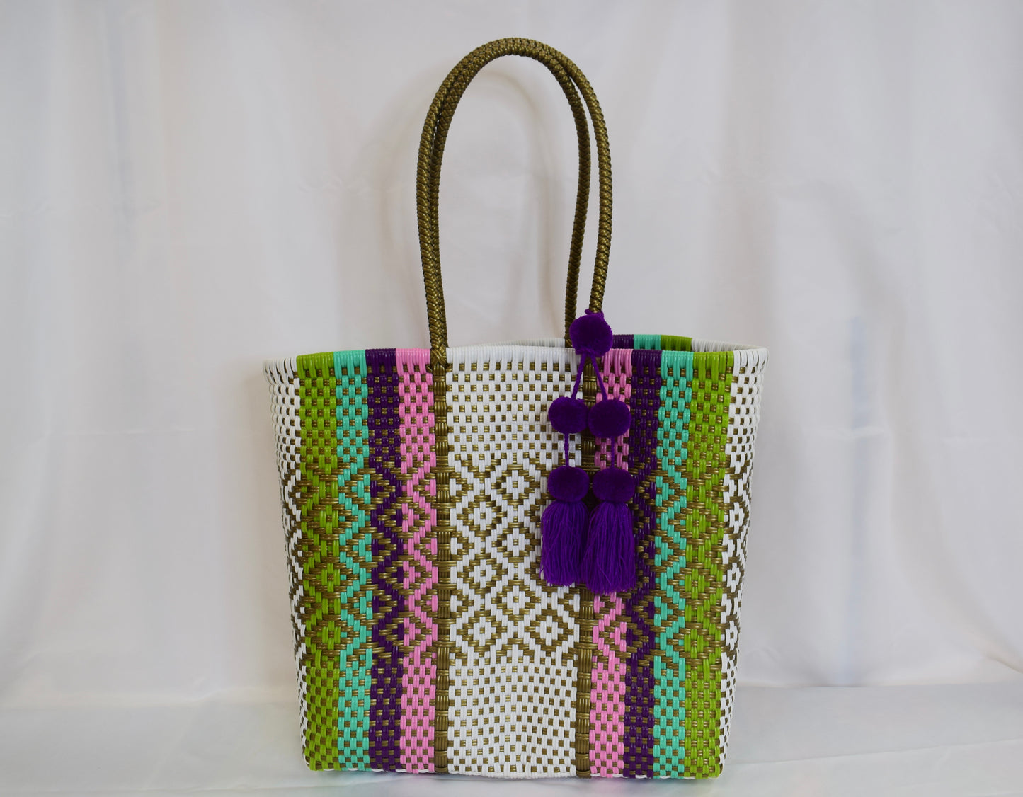 Artisan Bag Collection - White/Gold/Purple/Turquoise/Pink