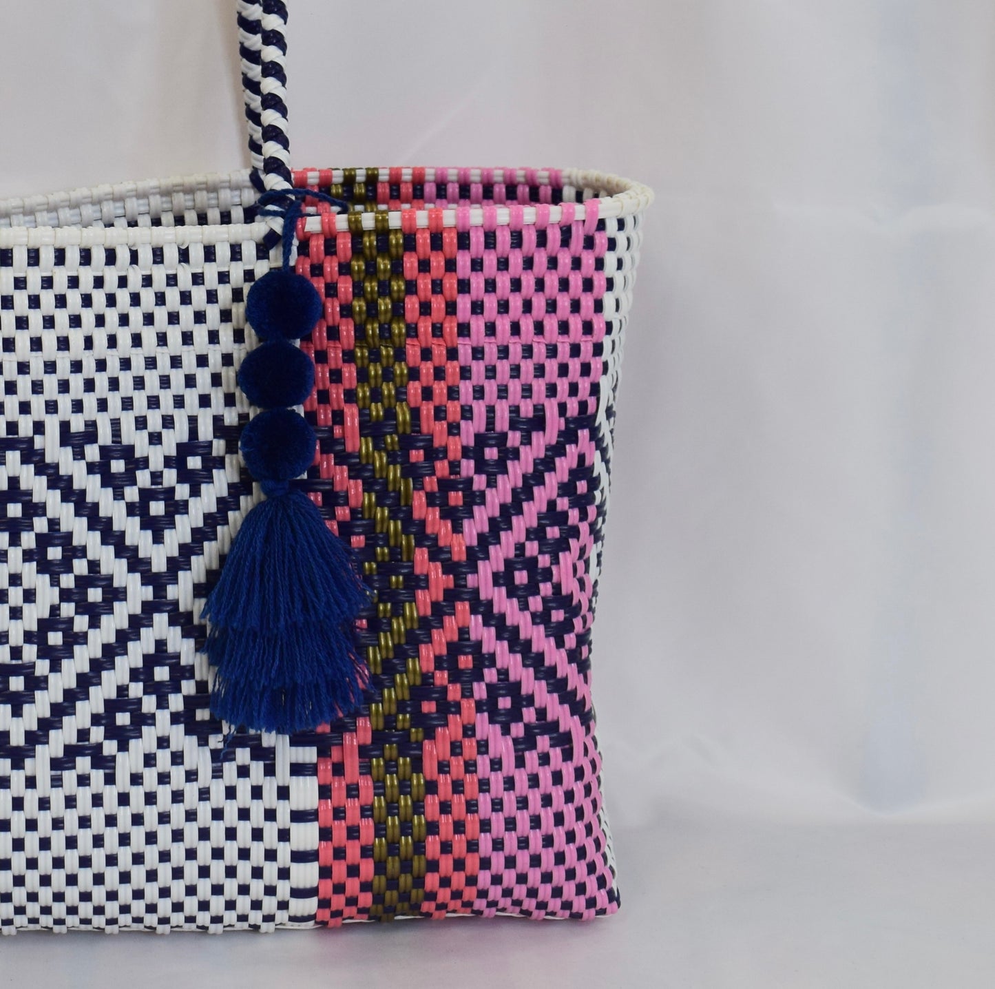 Artisan Bag Collection - Navy/White/Lilac/Pink