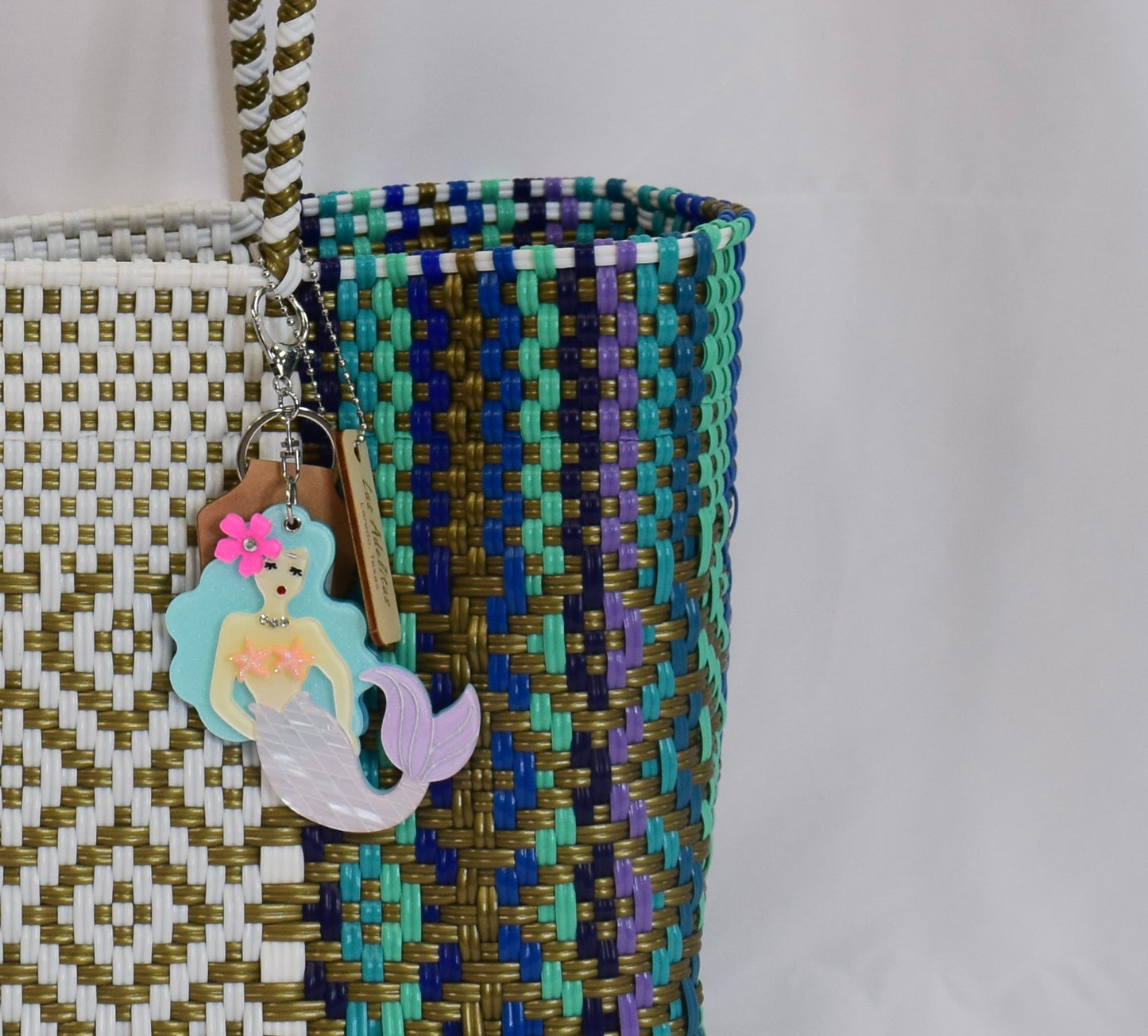 Artisan Bag Collection - Navy/White/Gold/Purple