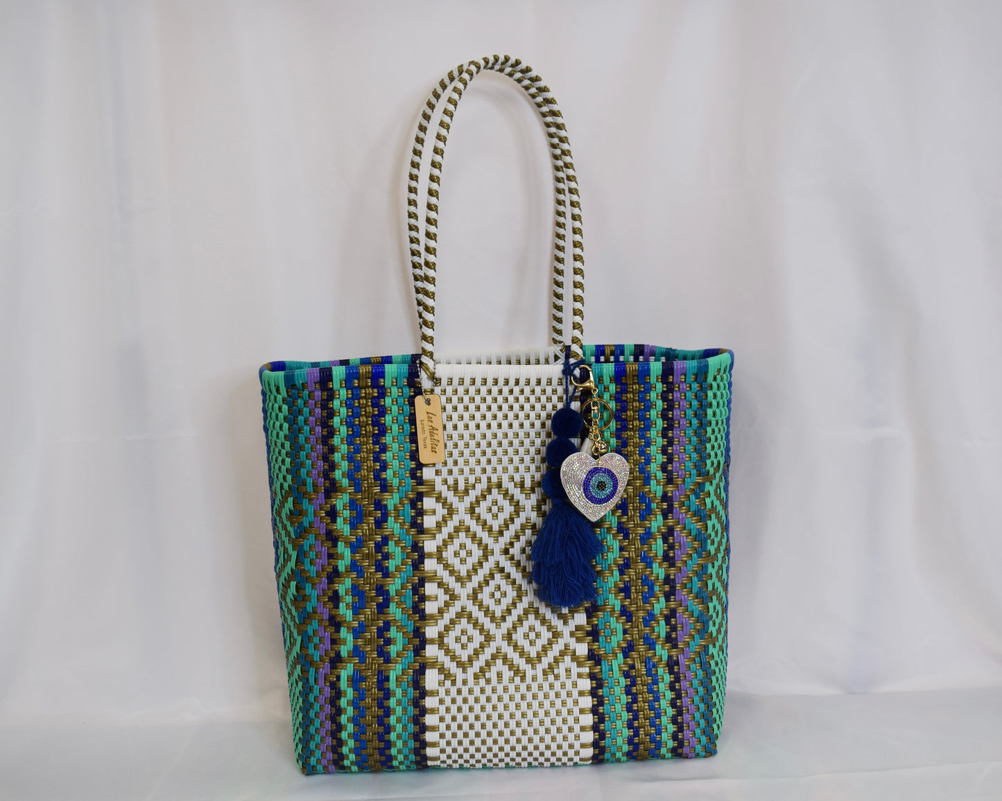 Artisan Bag Collection - Navy/White/Gold/Purple