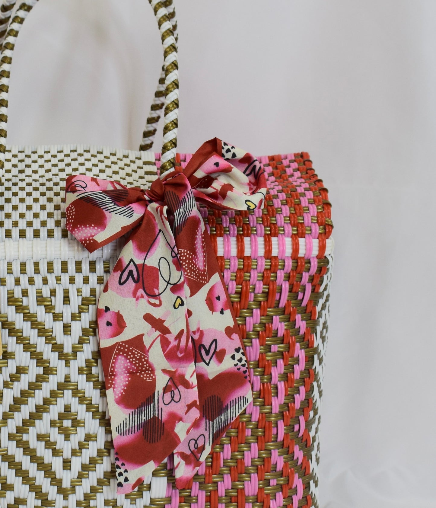 Artisan Bag Collection - Red/White/Pink/Gold