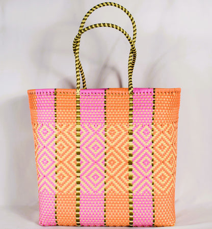 Artisan Bag Collection - Orange/Pink