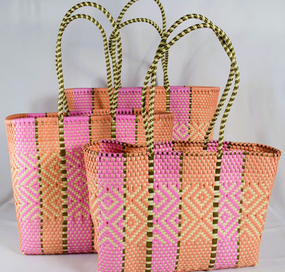 Artisan Bag Collection - Orange/Pink