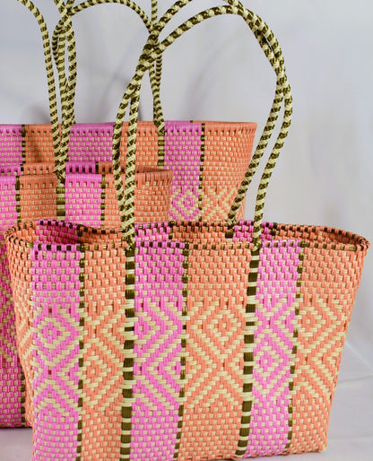 Artisan Bag Collection - Orange/Pink