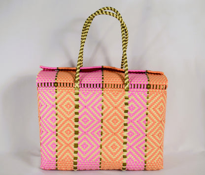 Artisan Bag Collection - Orange/Pink