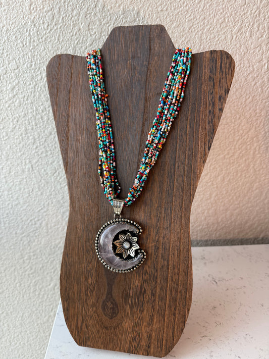 Moon Flower Necklace