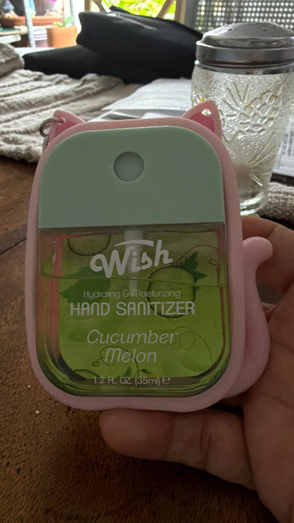 Hand sanitizer clip on Caddy for Touchland sanitizers