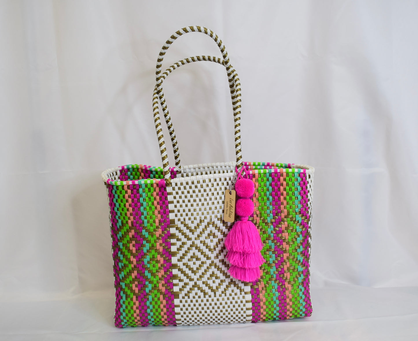 Artisan Bag Collection - White/Fuchsia/Green/Mint/Coral