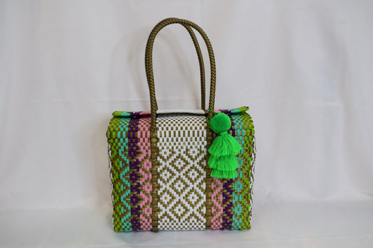 Artisan Bag Collection - Purple/White/Pink/Teal/Green