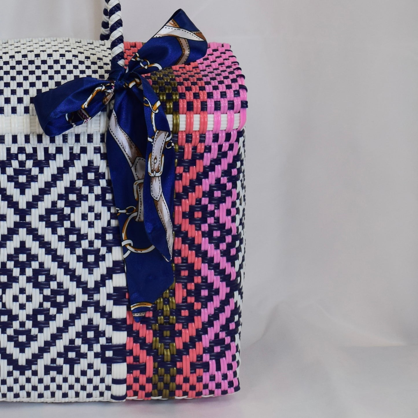 Artisan Bag Collection - Navy/Lilac/Pink