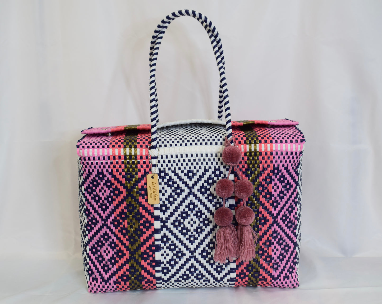 Artisan Bag Collection - Navy/Lilac/Pink