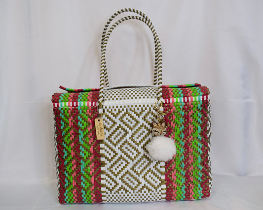 Artisan Bag Collection - Red/White/Coral/Teal/Lime/Gold