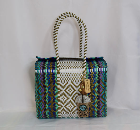 Artisan Bag Collection - Cream/Gold/Blue/Green