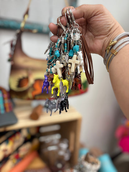 Giddy up and Go Horse Bag Charm/Key Ring