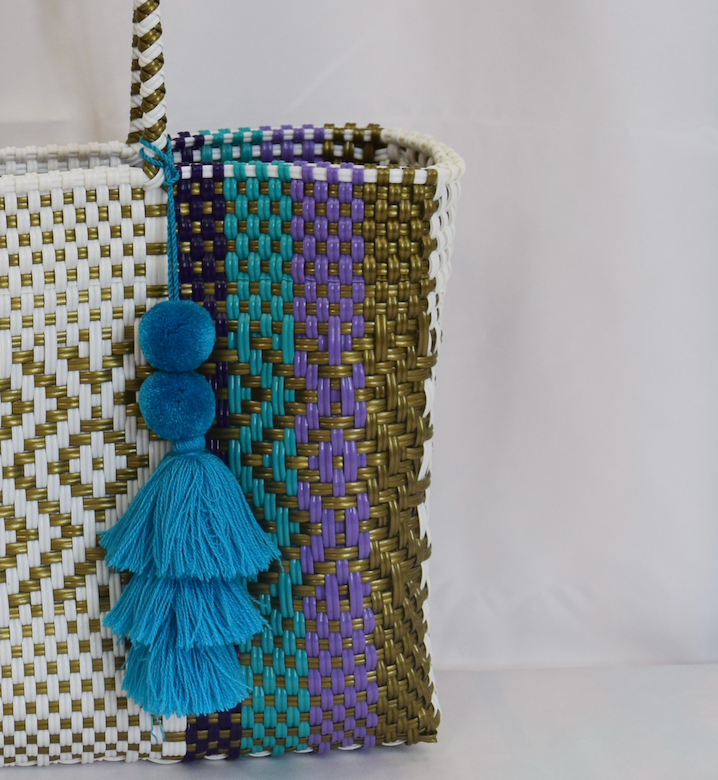 Artisan Bag Collection - Navy/White/Purple/Teal/Gold